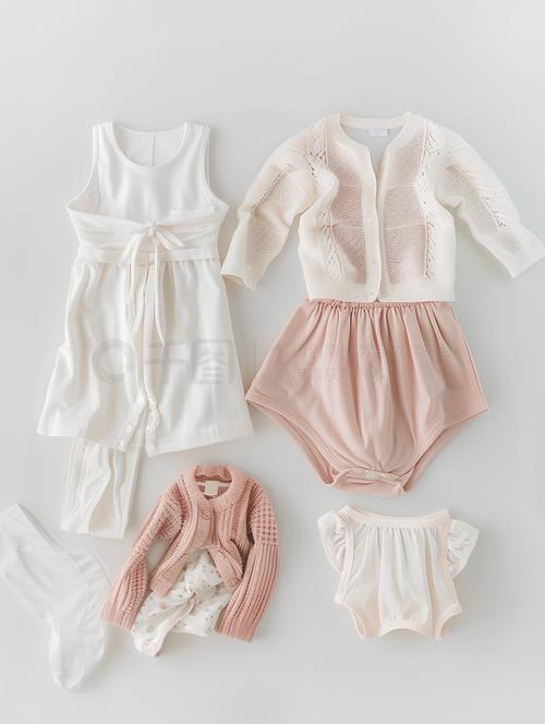 嬰兒用品母嬰服裝攝影圖
